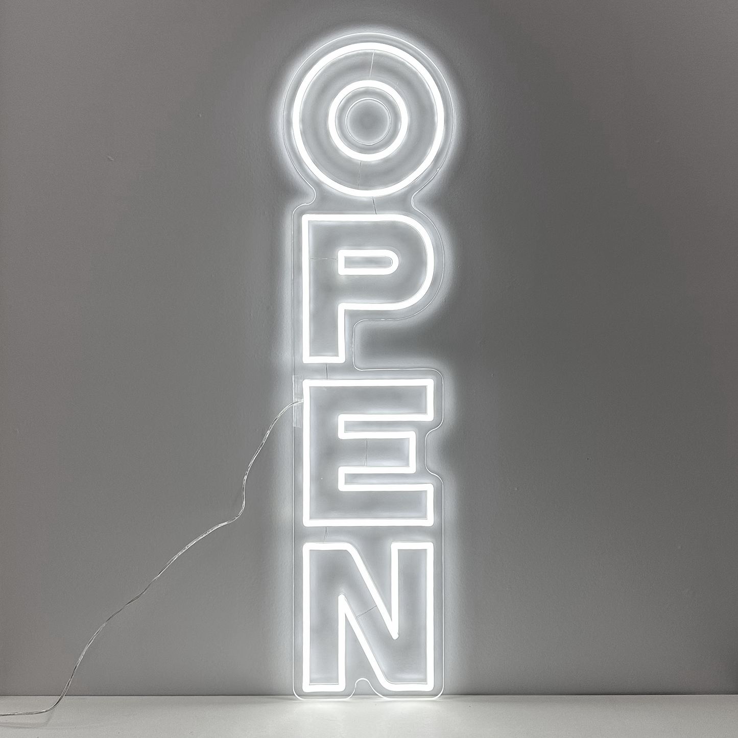 LED Neon Sign - OPEN Vertical 2 Line