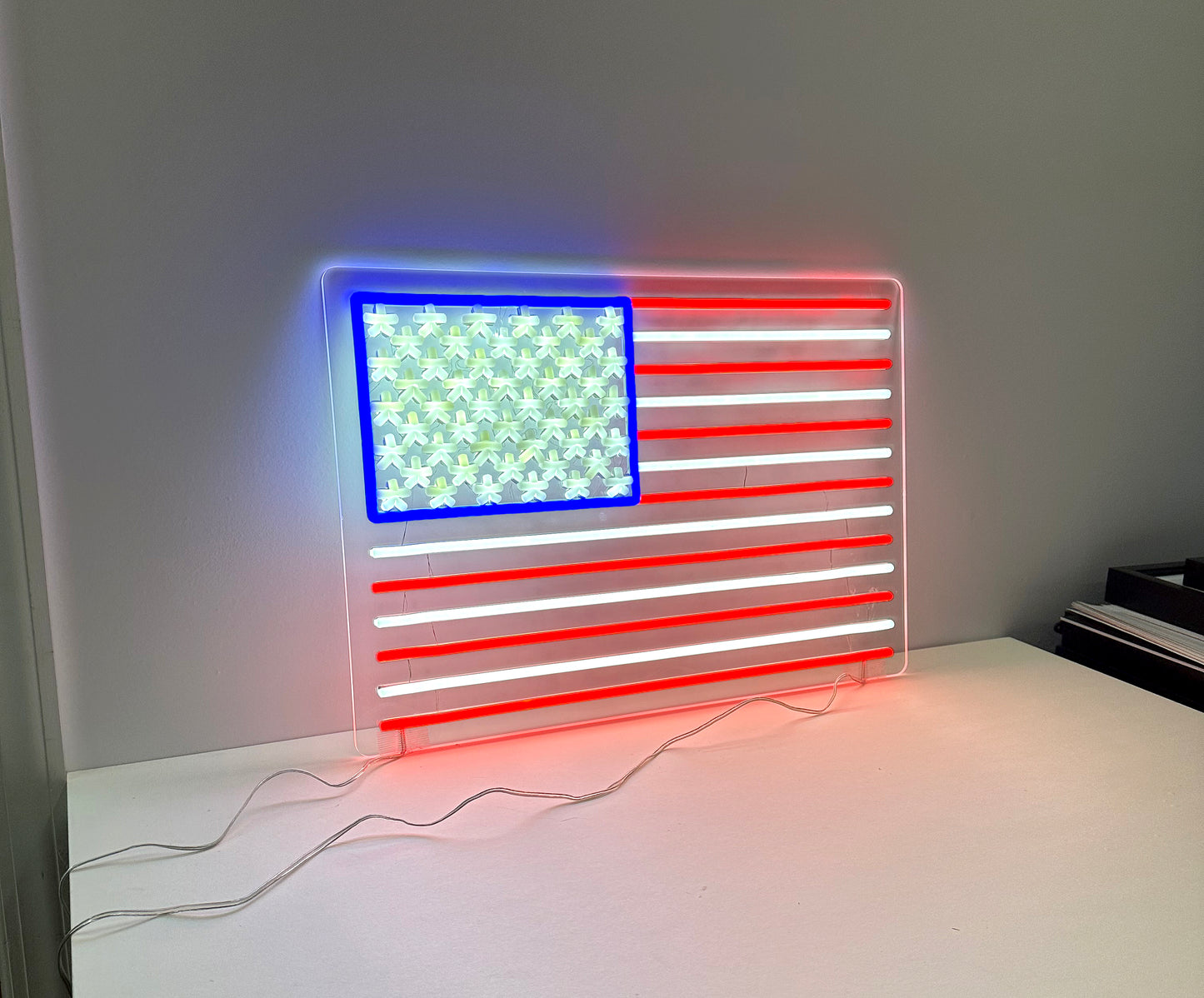 LED Neon Sign - Flag - US