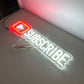 LED Neon Sign - Youtube Play Subscribe Small