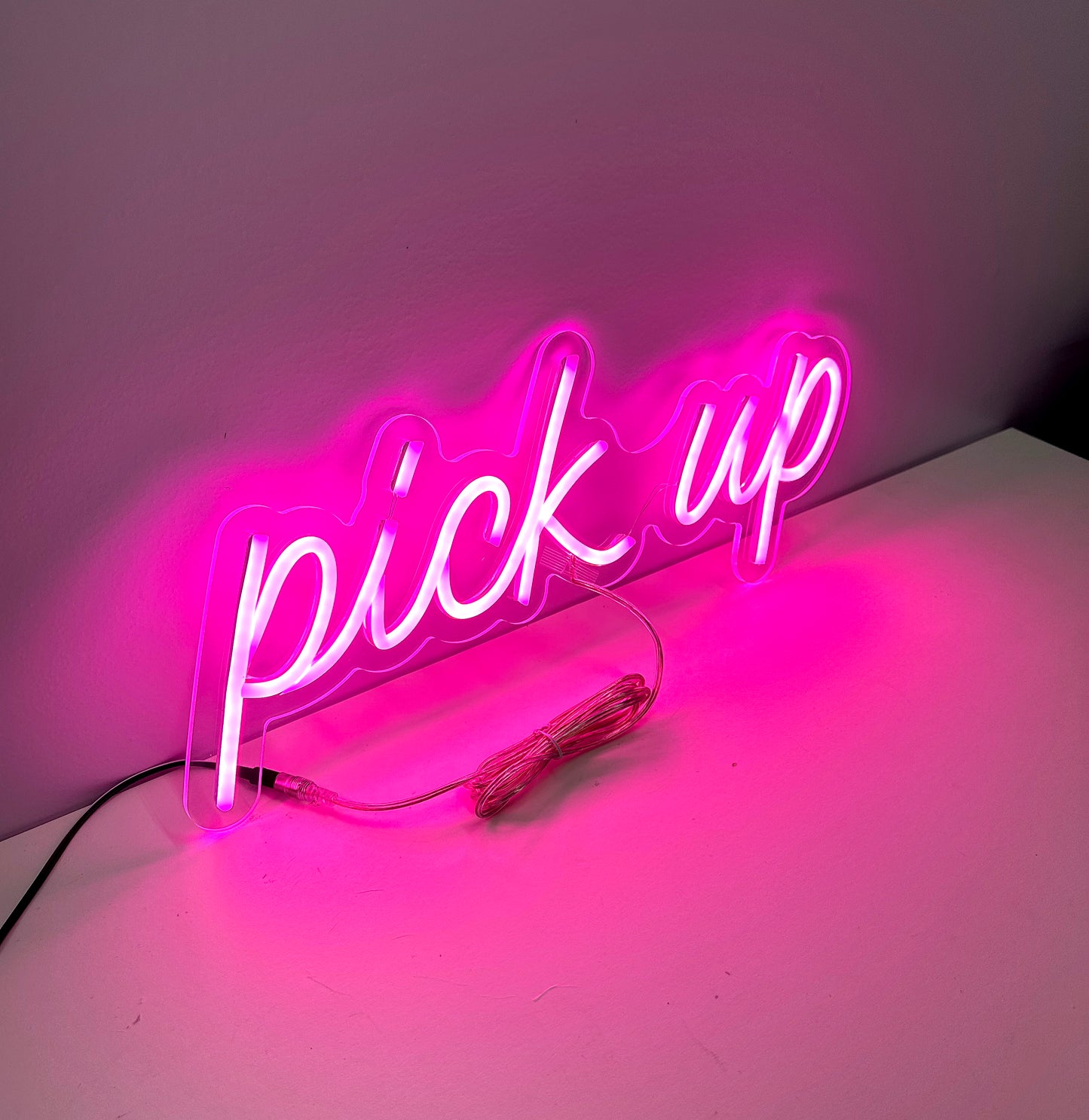 LED Neon Sign - Pick Up Calligraphy