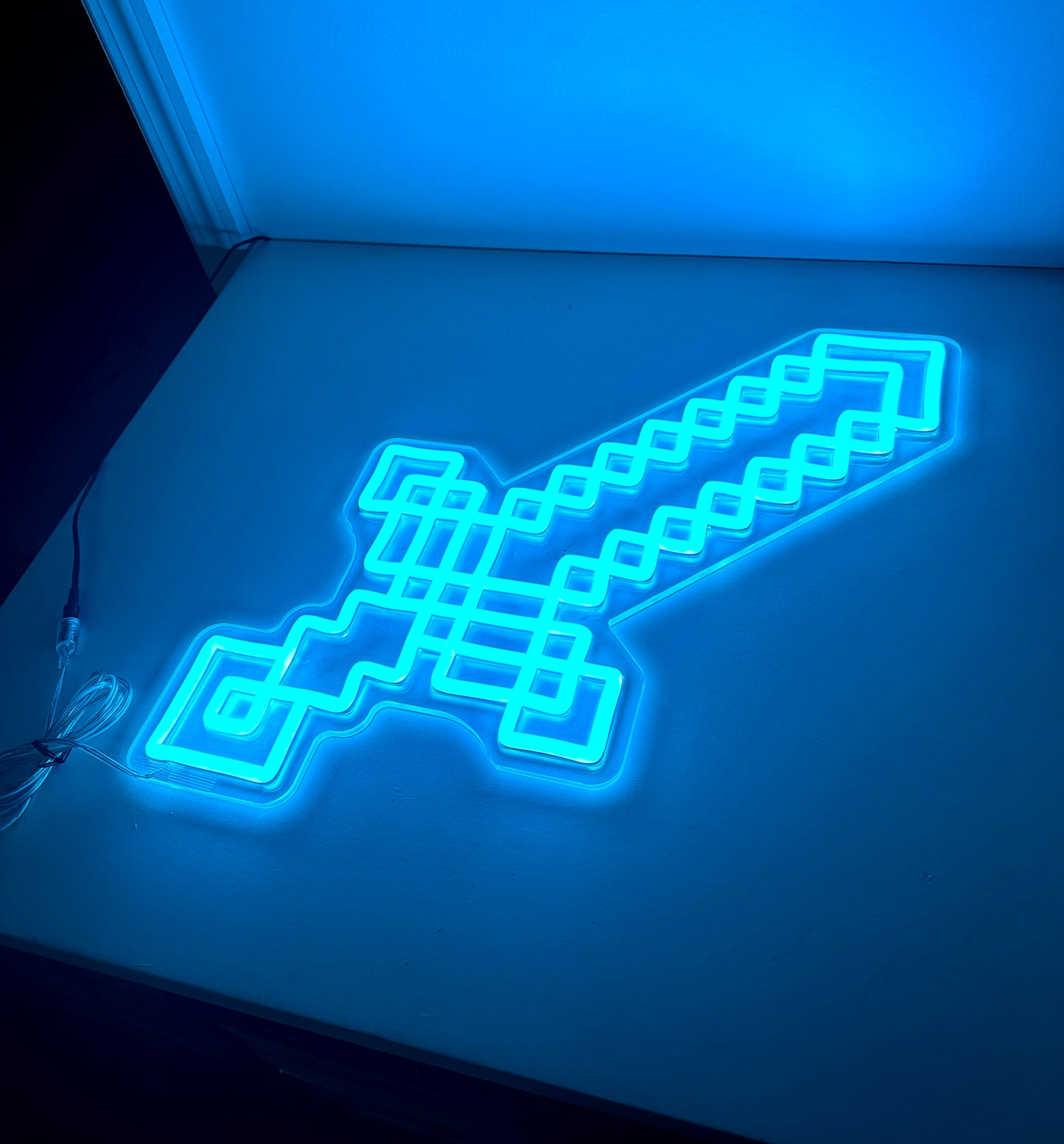 LED Neon Sign - Minecraft Sword