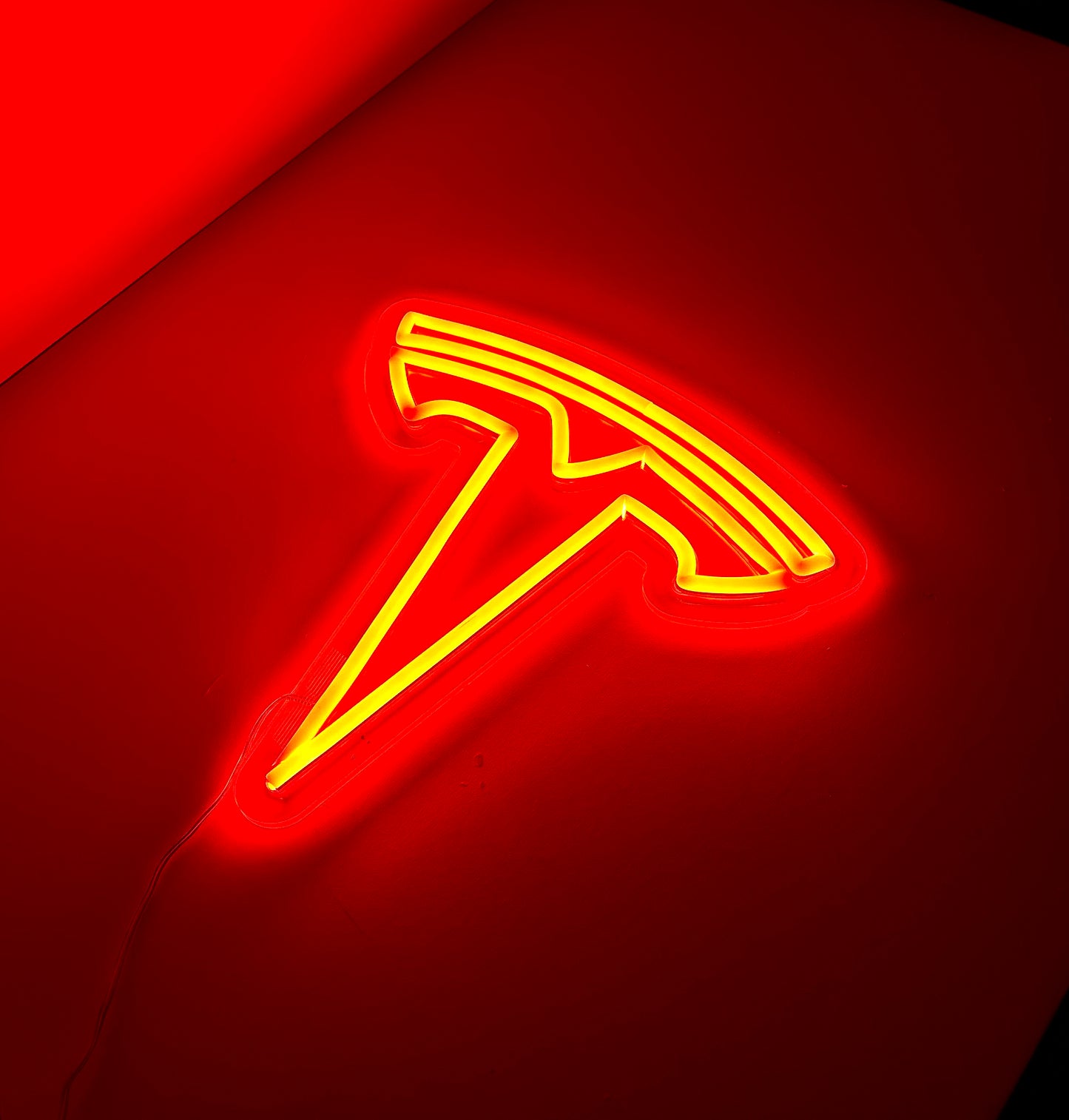 LED Neon Sign - TESLA Logo