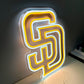 LED Neon Sign - San Diego Padres Large