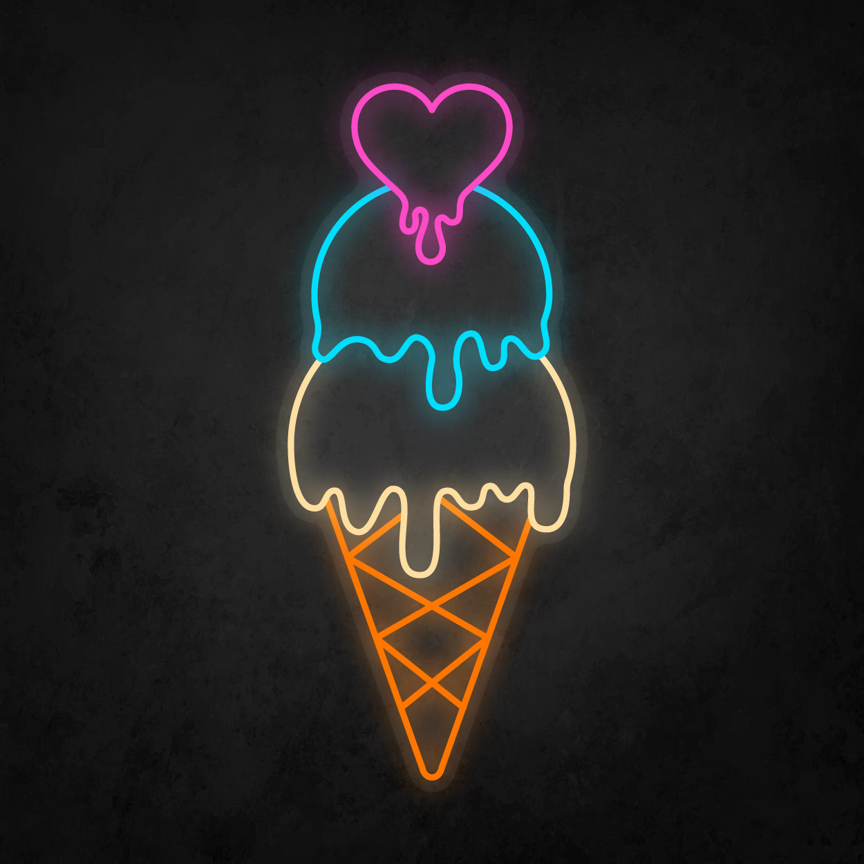 LED Neon Sign - Ice Cream