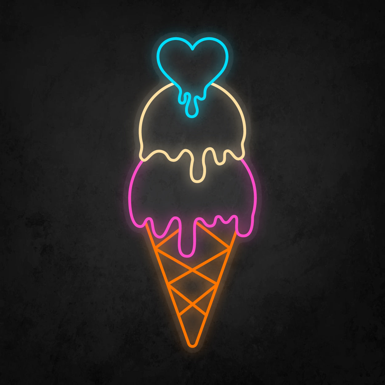 LED Neon Sign - Ice Cream