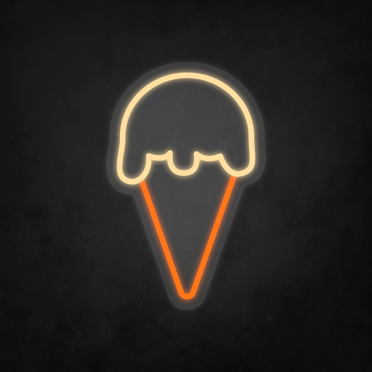 LED Neon Sign - Ice Cream - Cone