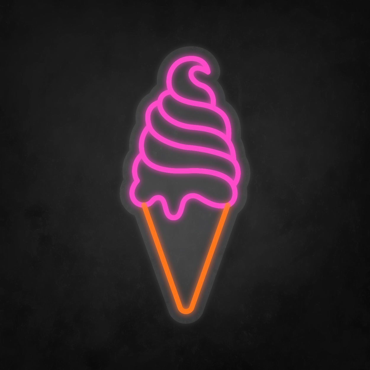 LED Neon Sign - Ice Cream - Soft Serve
