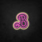 LED Neon Sign - Initial B 2 colors
