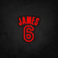 LED Neon Sign - JAMES 6