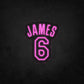 LED Neon Sign - JAMES 6