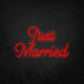 LED Neon Sign - Just Married 2 Lines