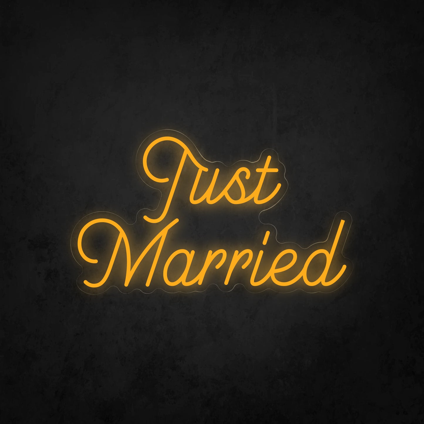 LED Neon Sign - Just Married 2 Lines