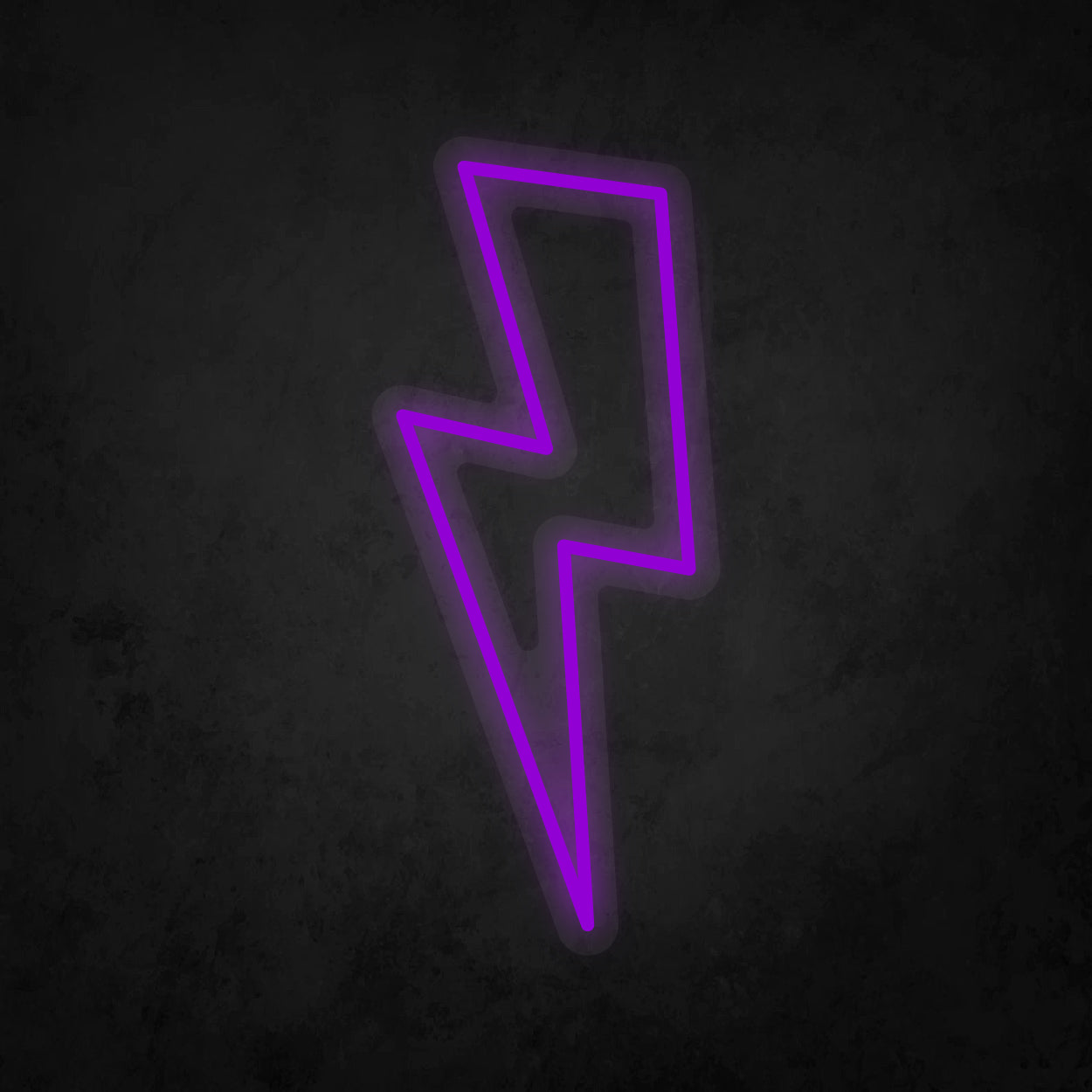 LED Neon Sign - Lightning Bolt Large
