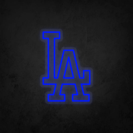 LED Neon Sign - Los Angeles Dodgers - Medium
