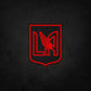 LED Neon Sign - Los Angeles Football Club - LA FC - Small