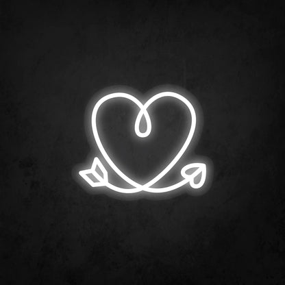 LED Neon Sign - Love Arrow