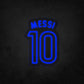 LED Neon Sign - MESSI 10