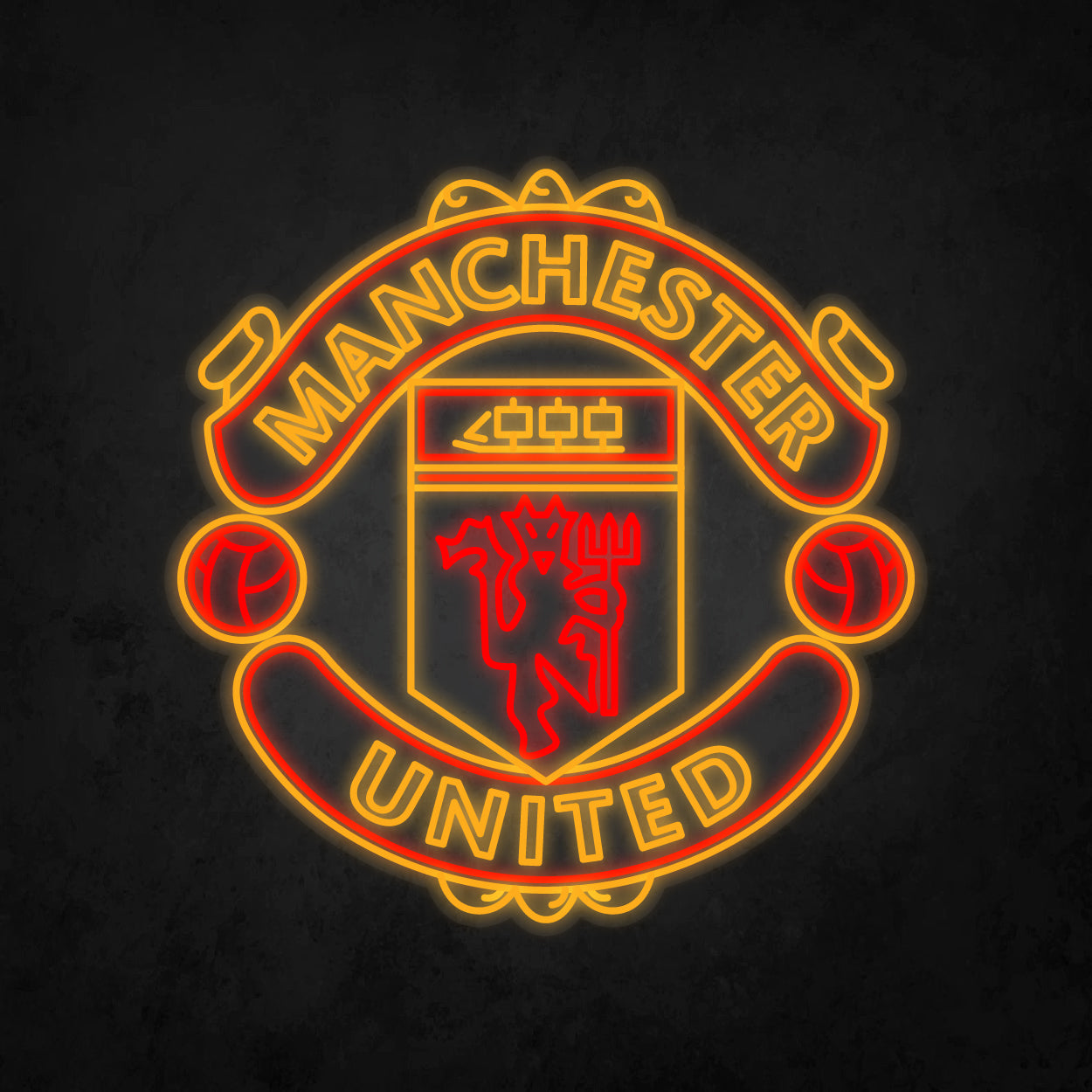 LED Neon Sign - Manchester United X Large