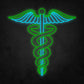 LED Neon Sign - Medical Symbol