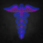 LED Neon Sign - Medical Symbol