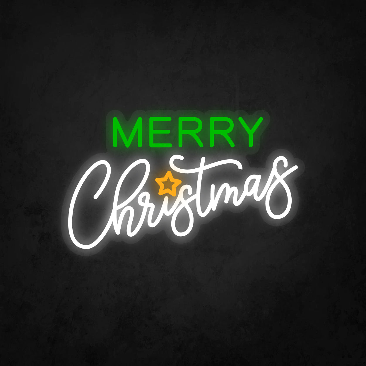 LED Neon Sign - Merry Christmas - Colorful - Small