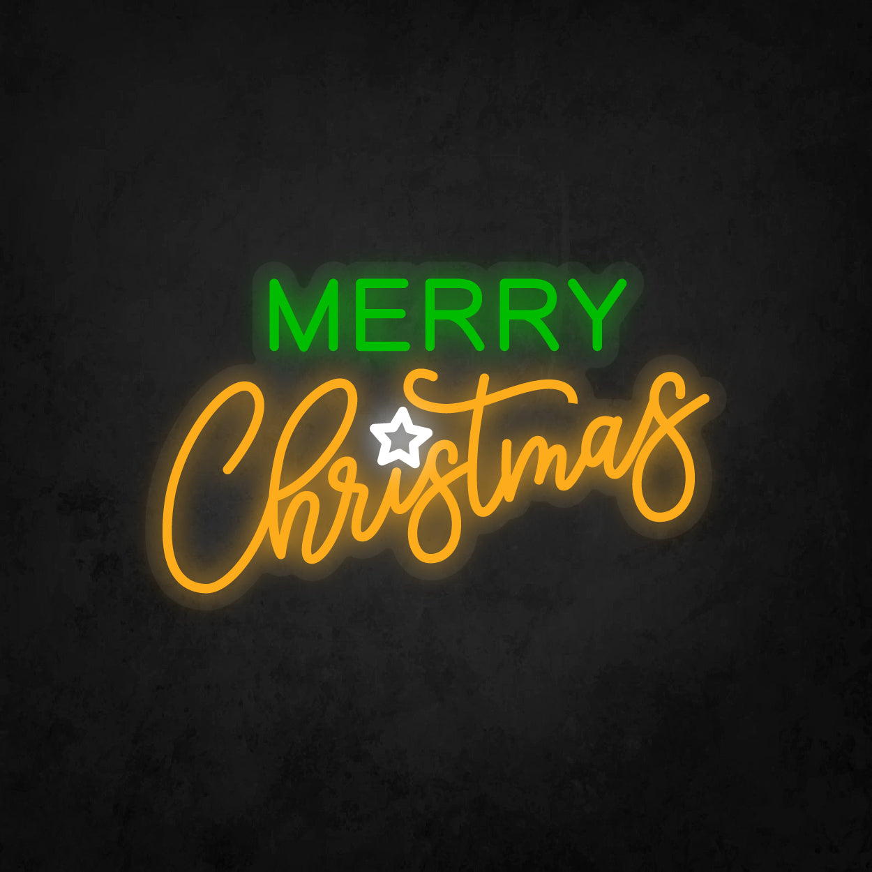 LED Neon Sign - Merry Christmas - Colorful - Small