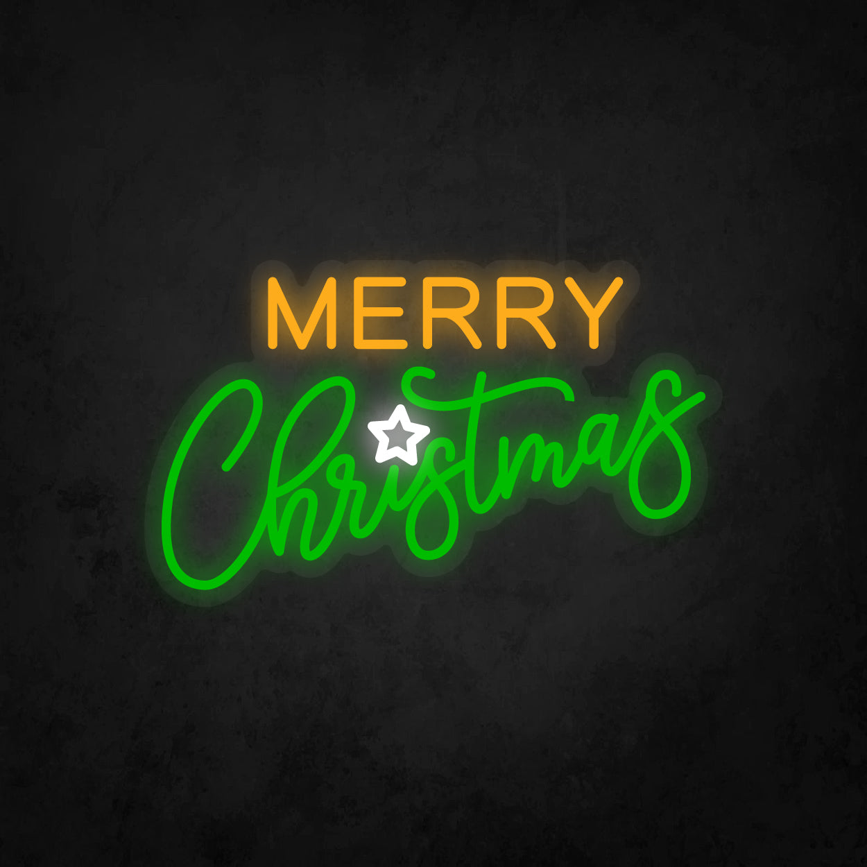 LED Neon Sign - Merry Christmas - Colorful - Small