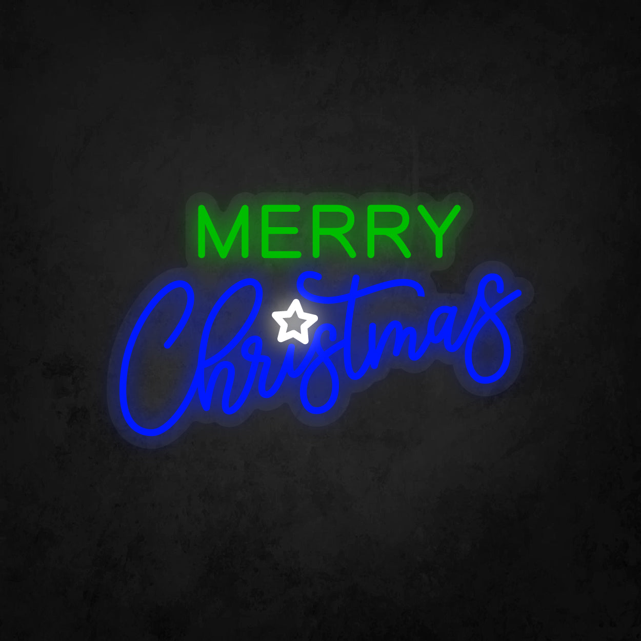 LED Neon Sign - Merry Christmas - Colorful - Small