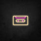 LED Neon Sign - Music Cassette Tape Small