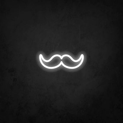 LED Neon Sign - Mustache