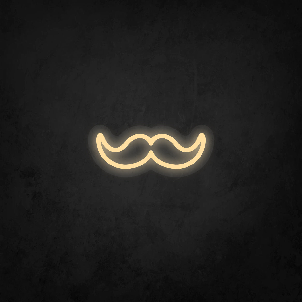 LED Neon Sign - Mustache