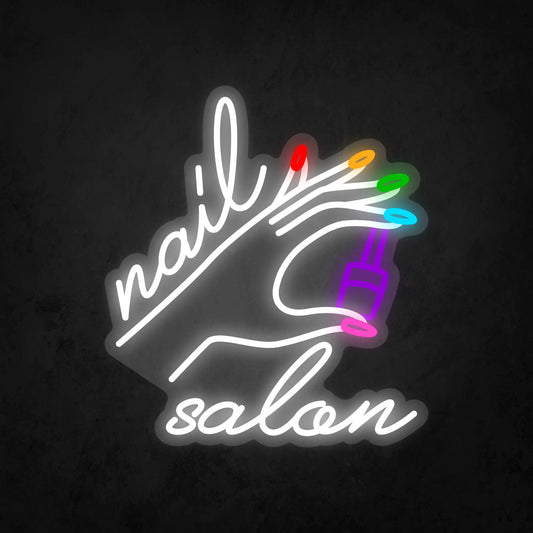 LED Neon Sign - Nail Salon