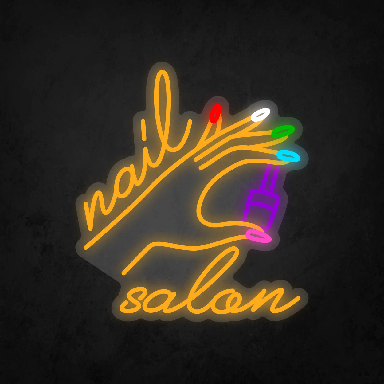 LED Neon Sign - Nail Salon