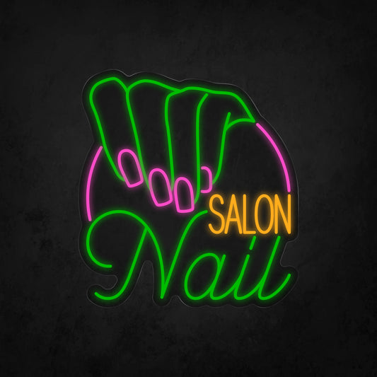 LED Neon Sign - Nail Salon Sign A
