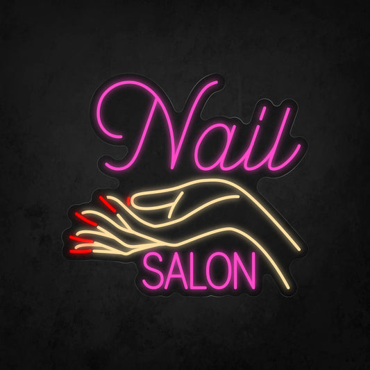 LED Neon Sign - Nail Salon Sign B