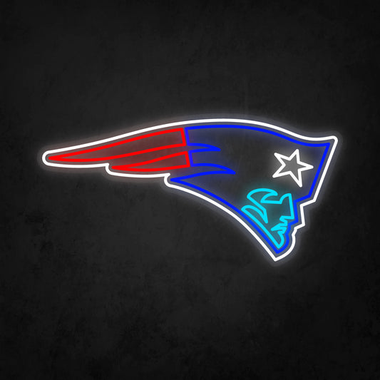 LED Neon Sign - New England Patriots Large