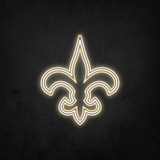 LED Neon Sign - New Orleans Saints Large