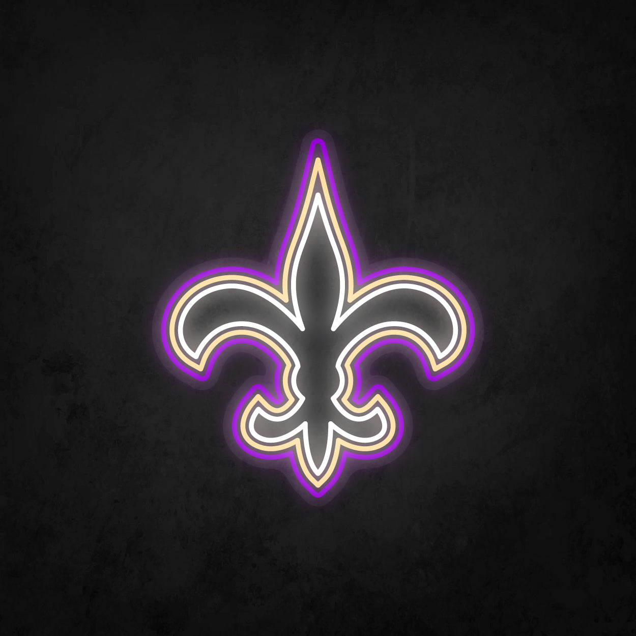 LED Neon Sign - New Orleans Saints Large