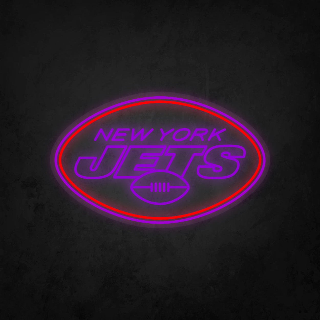 LED Neon Sign - New York Jets Large
