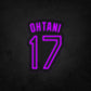 LED Neon Sign - OHTANI 17