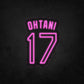 LED Neon Sign - OHTANI 17