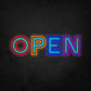 LED Neon Sign - OPEN 3 Line