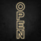 LED Neon Sign - OPEN Vertical 2 Line