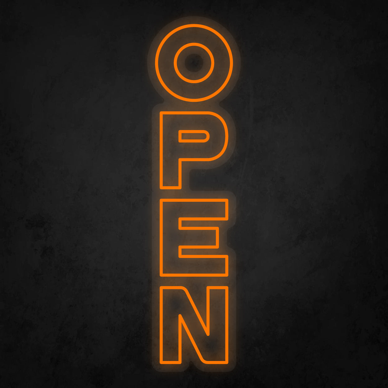 LED Neon Sign - OPEN Vertical 2 Line