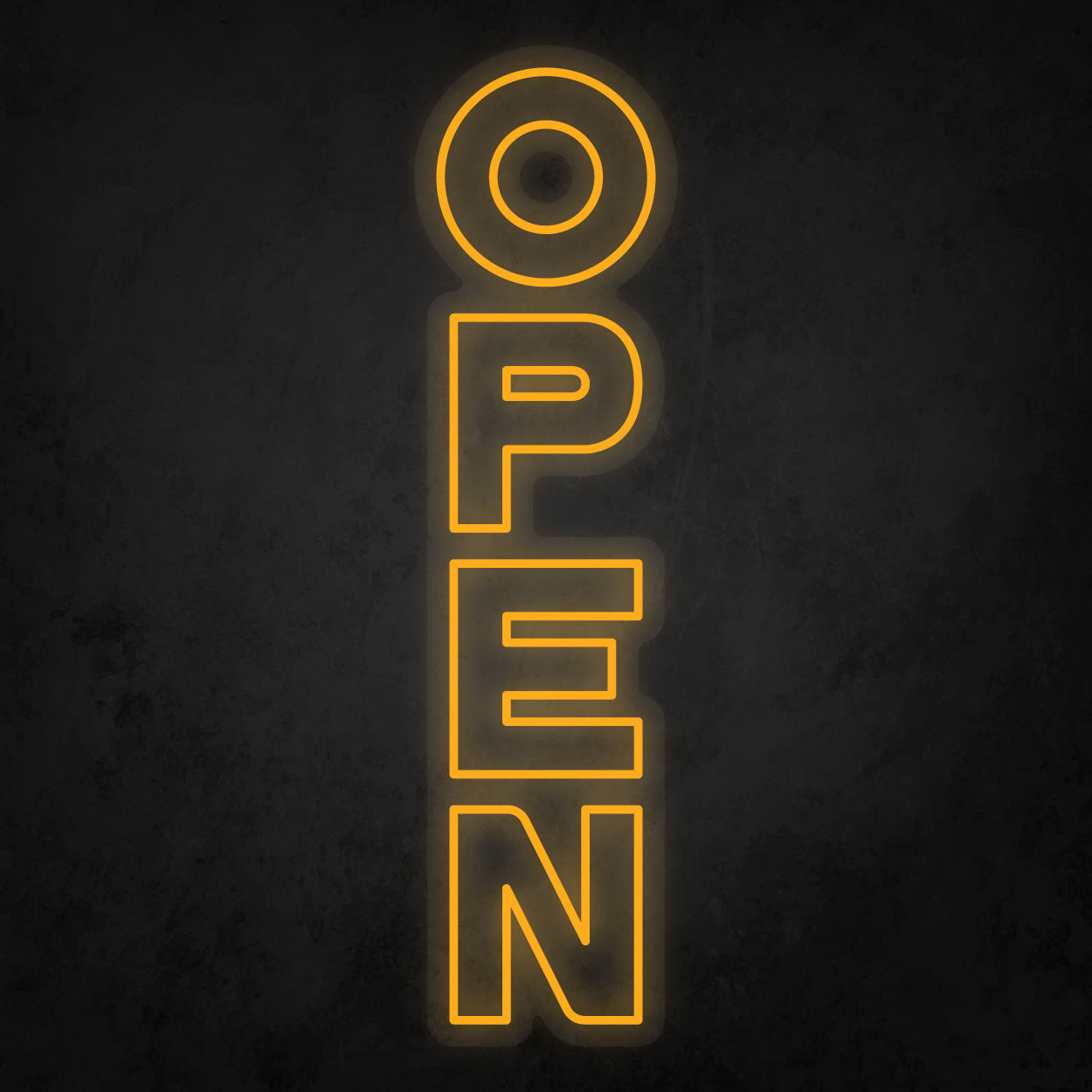 LED Neon Sign - OPEN Vertical 2 Line