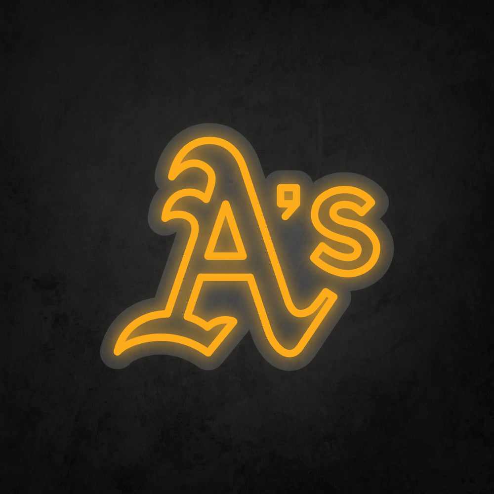LED Neon Sign - Oakland Athletics - Small