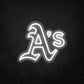 LED Neon Sign - Oakland Athletics - Small