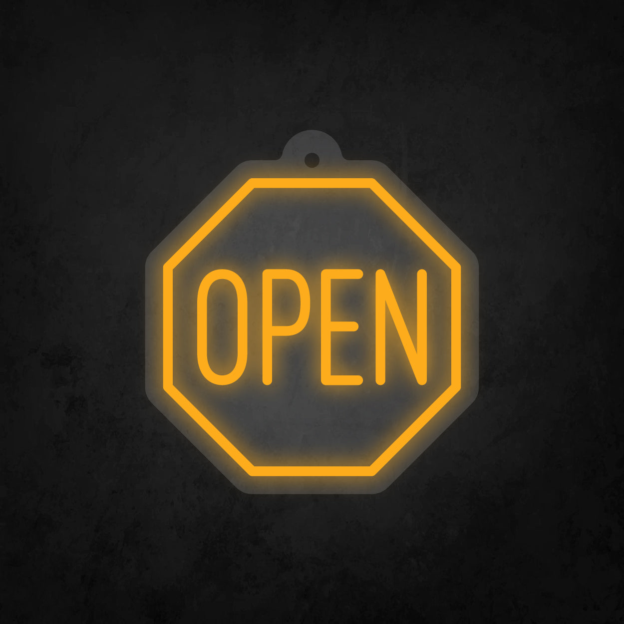 LED Neon Sign - Octagon Open Sign