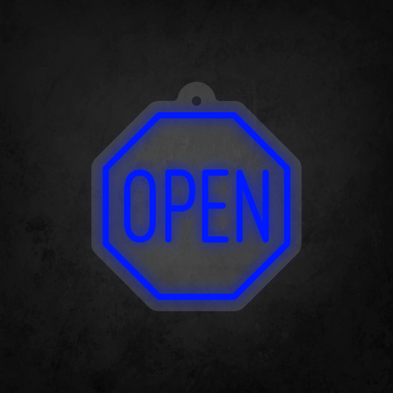 LED Neon Sign - Octagon Open Sign
