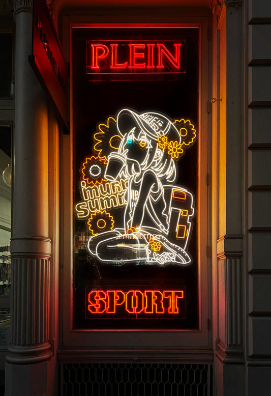 LED Neon Sign - Let's take a breather pop art